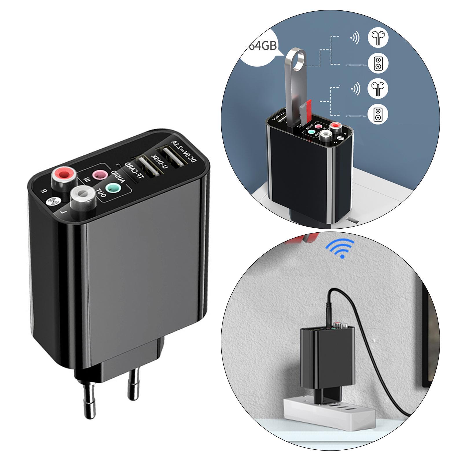 Bluetooth Adapter Receiver  EU Plug Remote Control