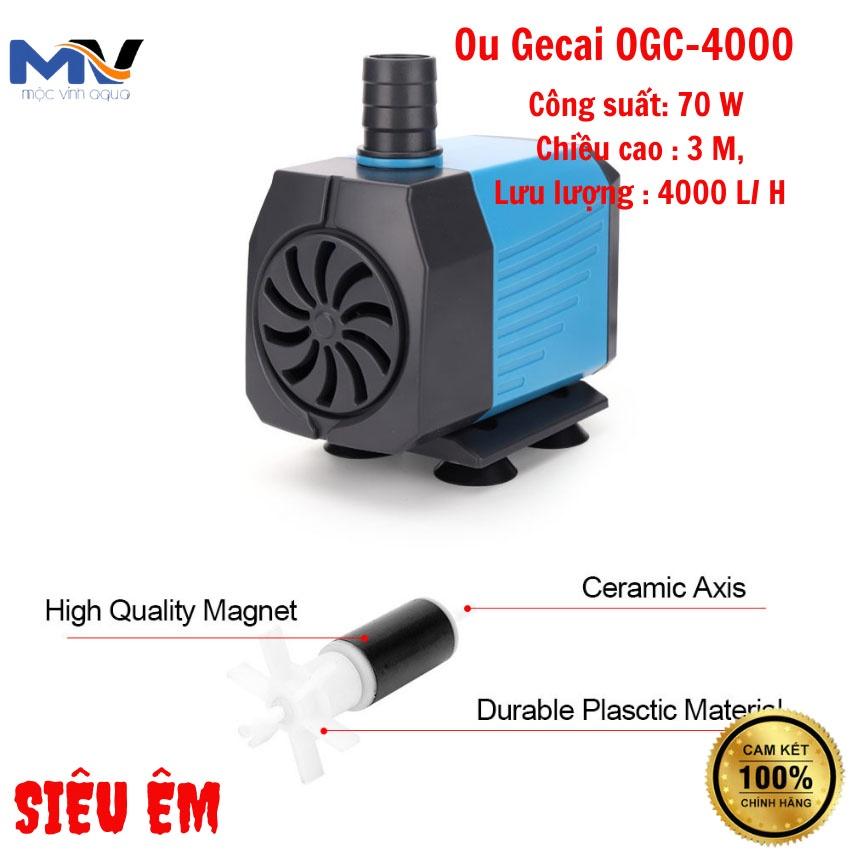 Máy bơm nước bể cá Ou Geca OGC-1000/2000/3000/4000/5000/6000 siêu êm