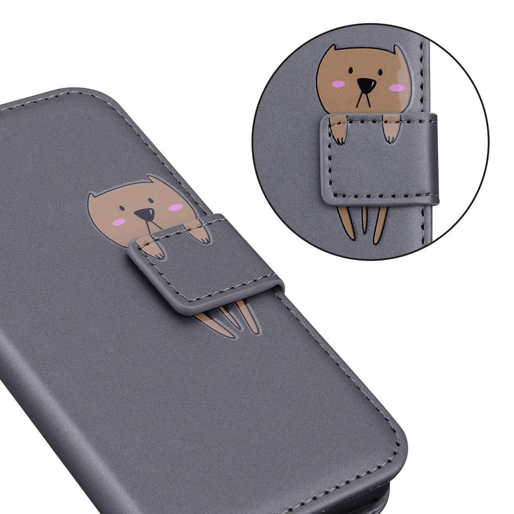 Bao da điện thoại bằng da PU mềm nắp lật từ tính cho Samsung Galaxy S21 Ultra S21 Plus S21+ A12 A32 A42 A02S A52 A72 5G