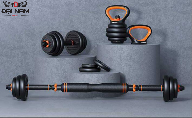 Bộ Tạ Tay Đa Năng Điều Chỉnh 30Kg Composite 6 Trong 1 Fed - 130220 Cao Cấp Đại Nam Sport