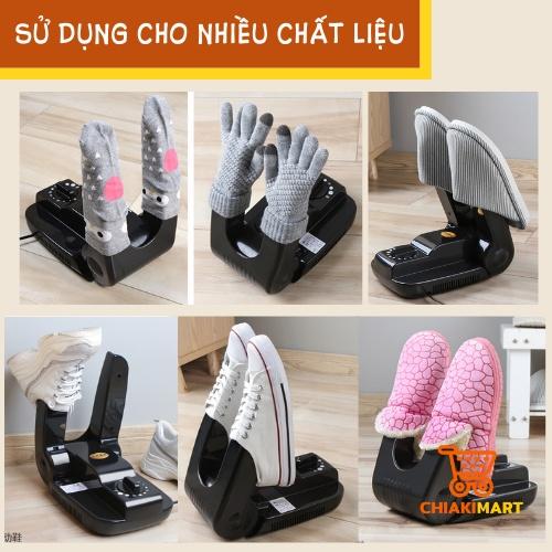 Máy Sấy Giày, Làm Khô Khử Mùi Hôi Diệt Vi Khuẩn Giày Tất Vớ, Siêu Nhanh Khô, Tiện Dụng