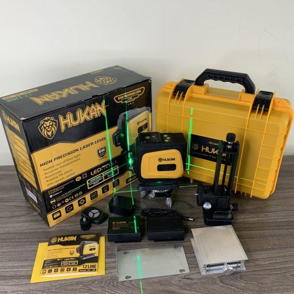 MÁY CÂN BẰNG LASER 12 LINE HK-G6 HUKAN (2 PIN + 1 SẠC ) - HÀNG CHÍNH HÃNG