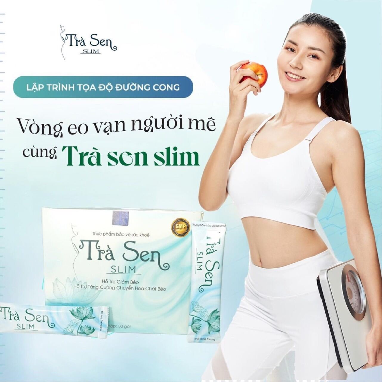 Trà Sen Slim liệu trình 30 ngày - Giả.m cân, Hỗ trợ giảm bắp tay, giảm eo, giảm đùi. Cam kết giảm ít nhất 2-7kg/hộp