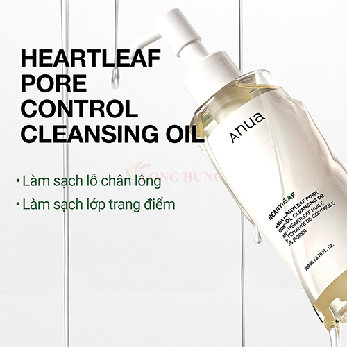 Dầu tẩy trang Anua Heartleaf Pore Control Cleansing Oil (200ml) - Hàng chính hãng