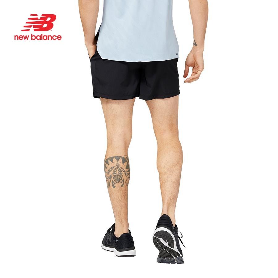 Quần ngắn thể thao nam New Balance APP RUNNING SHORTS M BLACK - AMS23228BK (form châu á