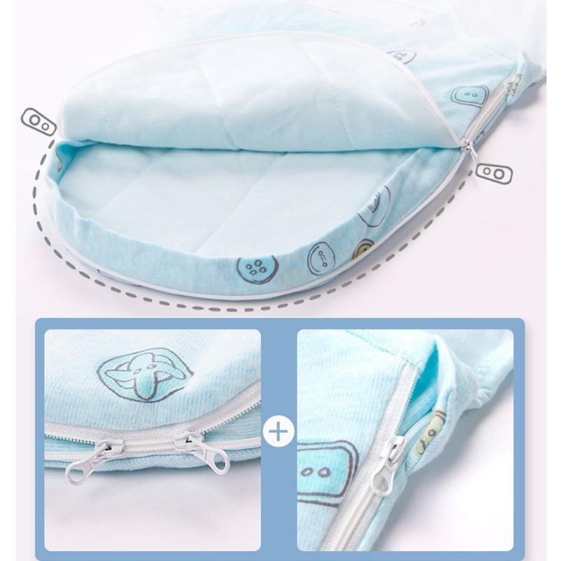 Sơ Sinh Chăn Đầm Cotton Mùa Đông Ấm Túi Ngủ Xe Đẩy Cho Bé Bọc