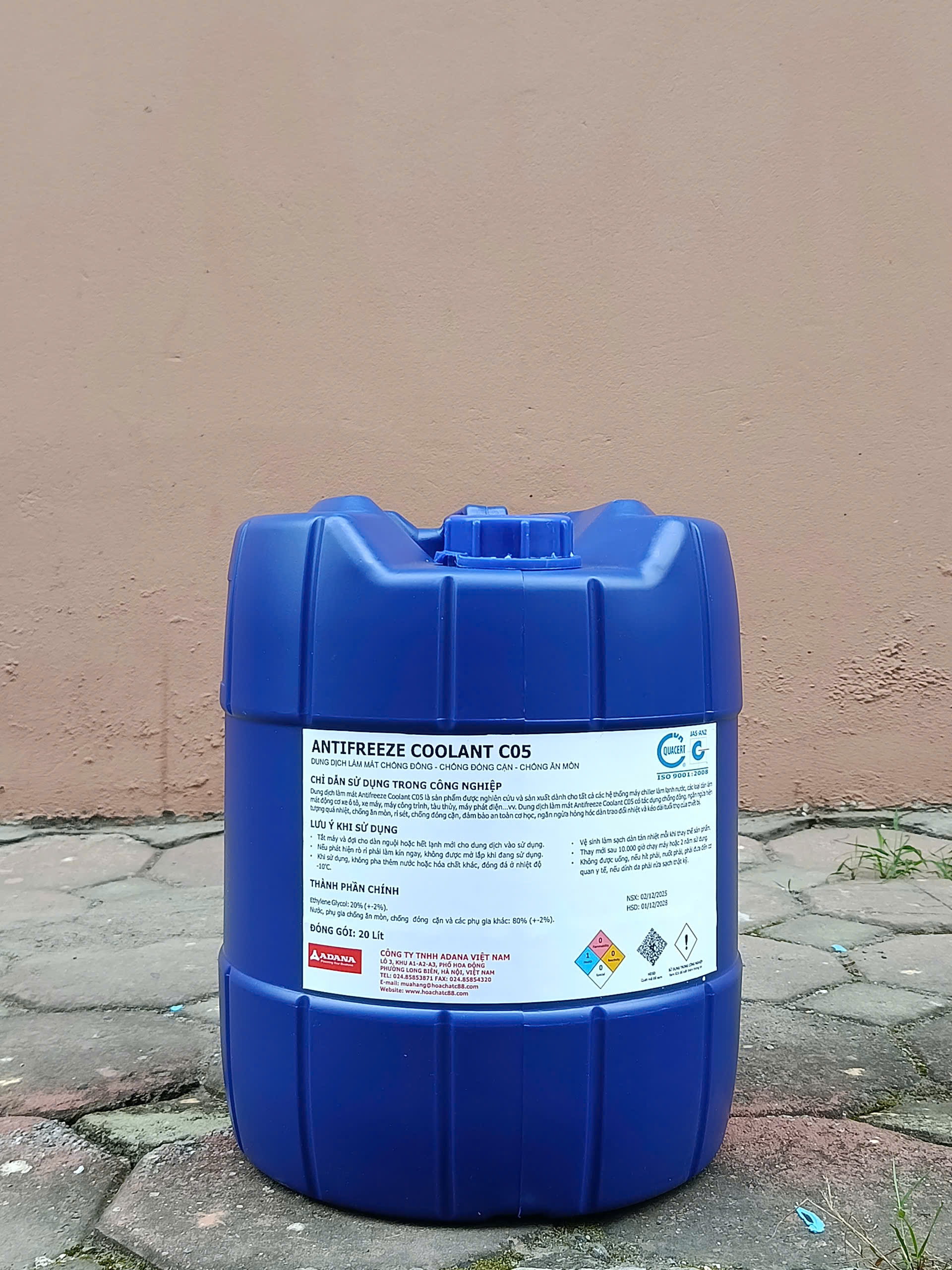 Nước làm mát chiller máy lạnh