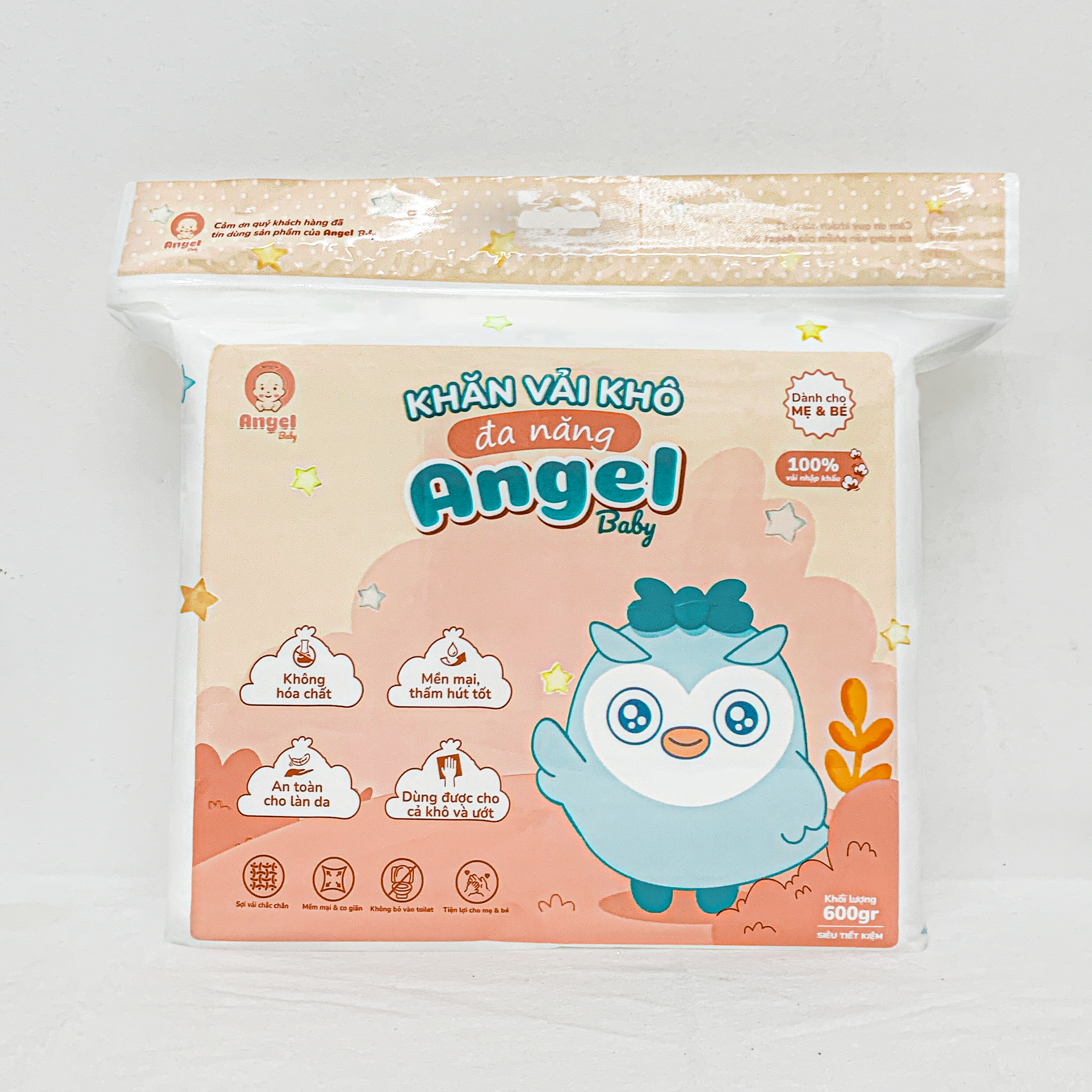 Khăn khô đa năng, khăn lau cho bé, khăn tẩy trang đa năng