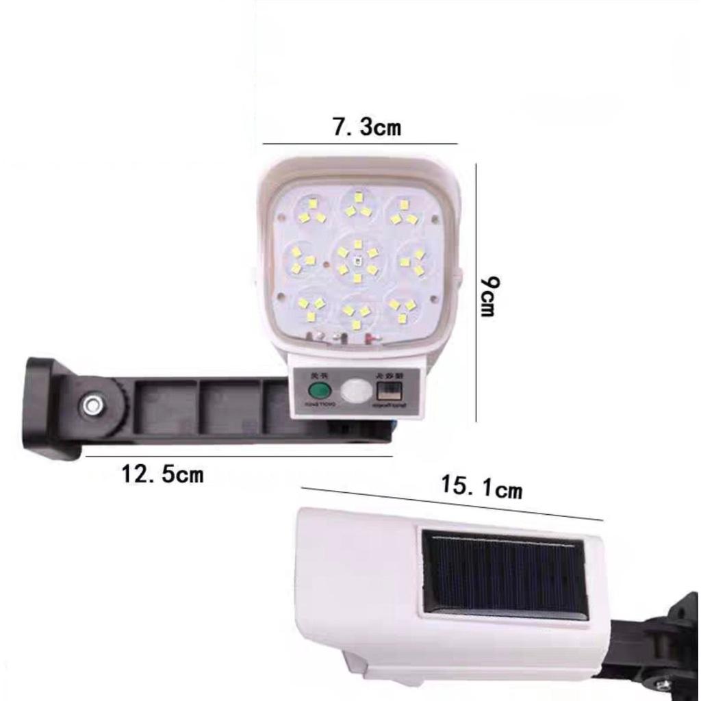 Camera Chống Trộm Mô Hình Cảm Biến 30 Led Sạc Pin Năng Lượng Mặt Trời Chống Nước