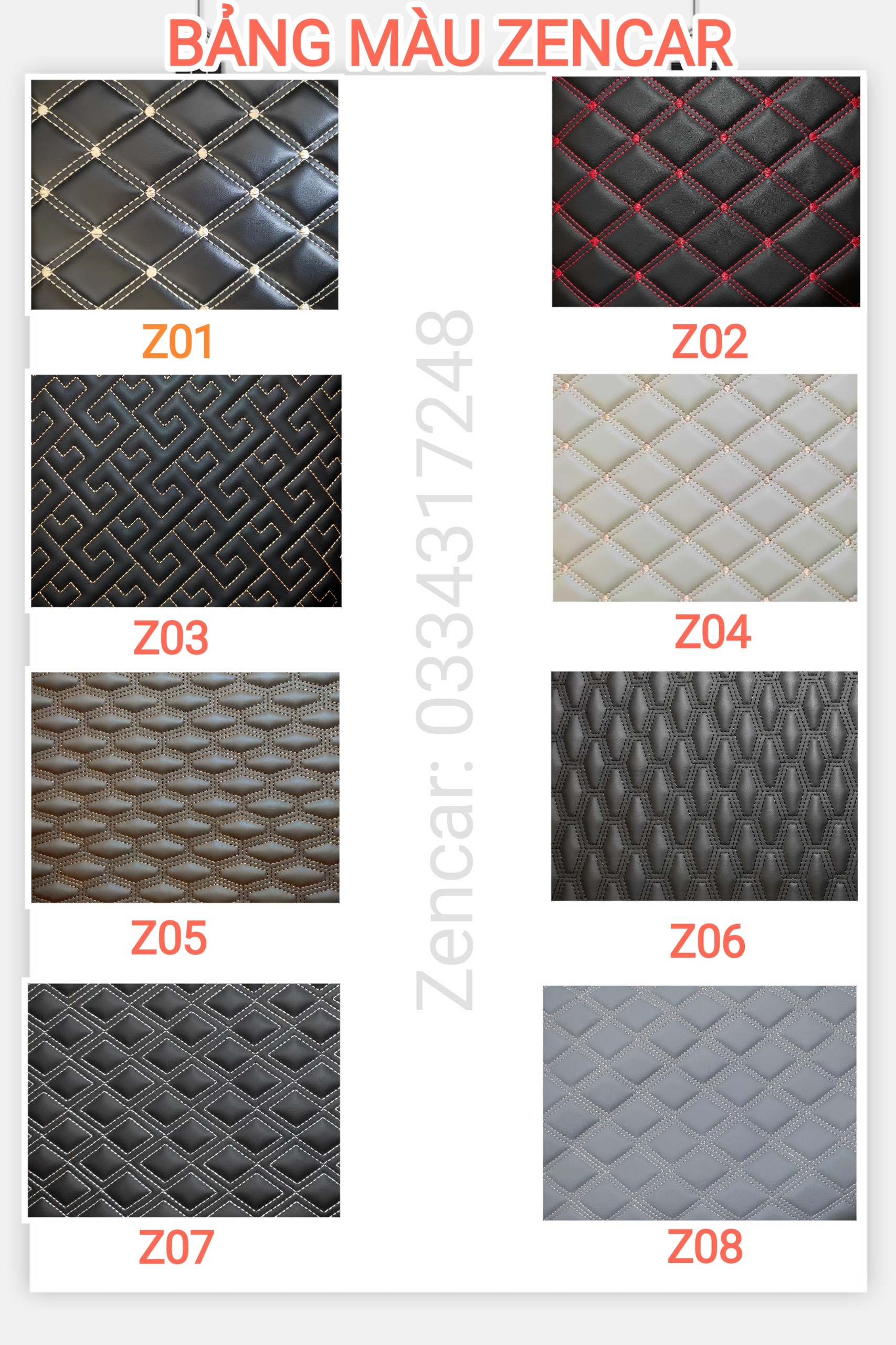 ĐẶC BIỆT, Nệm xe 4 chỗ loại đặc biệt