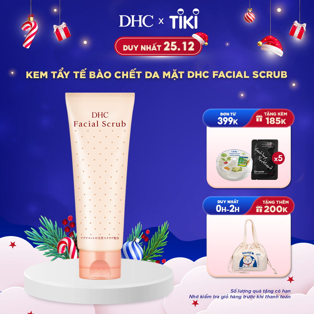 Kem Tẩy Tế Bào Chết Da Mặt DHC Facial Scrub (100g)