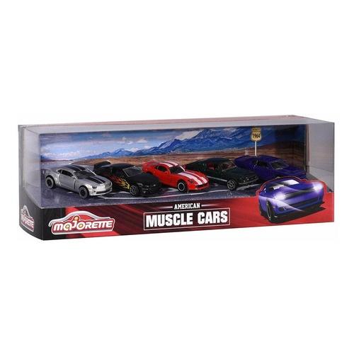 Bộ 5 xe mô hình cơ bắp MAJORETTE Muscle Cars