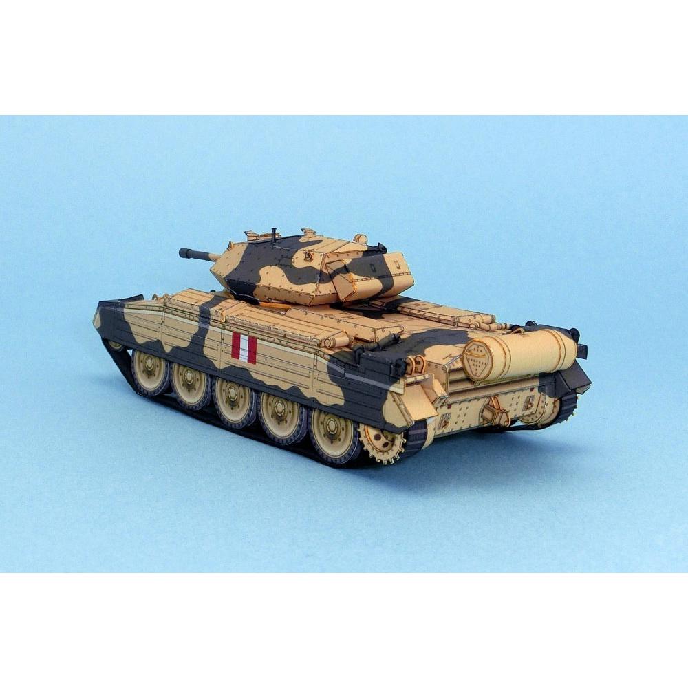 Mô hình giấy xe tank Crusader MkIII tỉ lệ 1/72