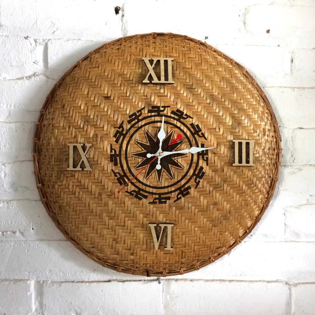 Đồng hồ mây che đan - handmade