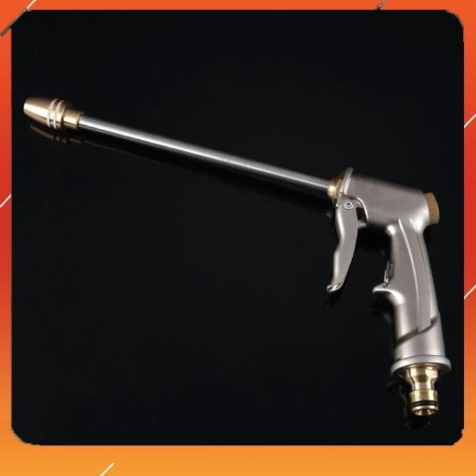 Bộ dây vòi xịt bơm nước tưới rửa , tăng áp 3 lần, loại 15m 206701-2 đầu đồng,cút,nối PE