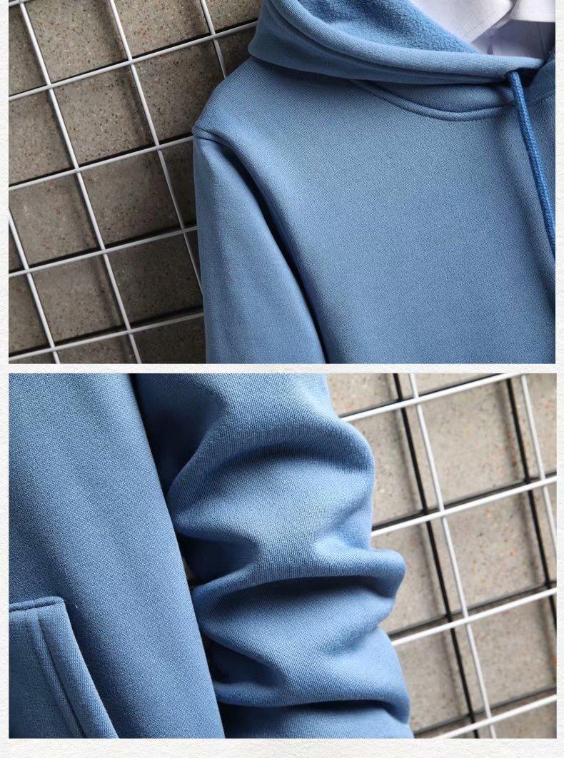 Áo khoác hoodie dáng rộng 8 màu thời trang