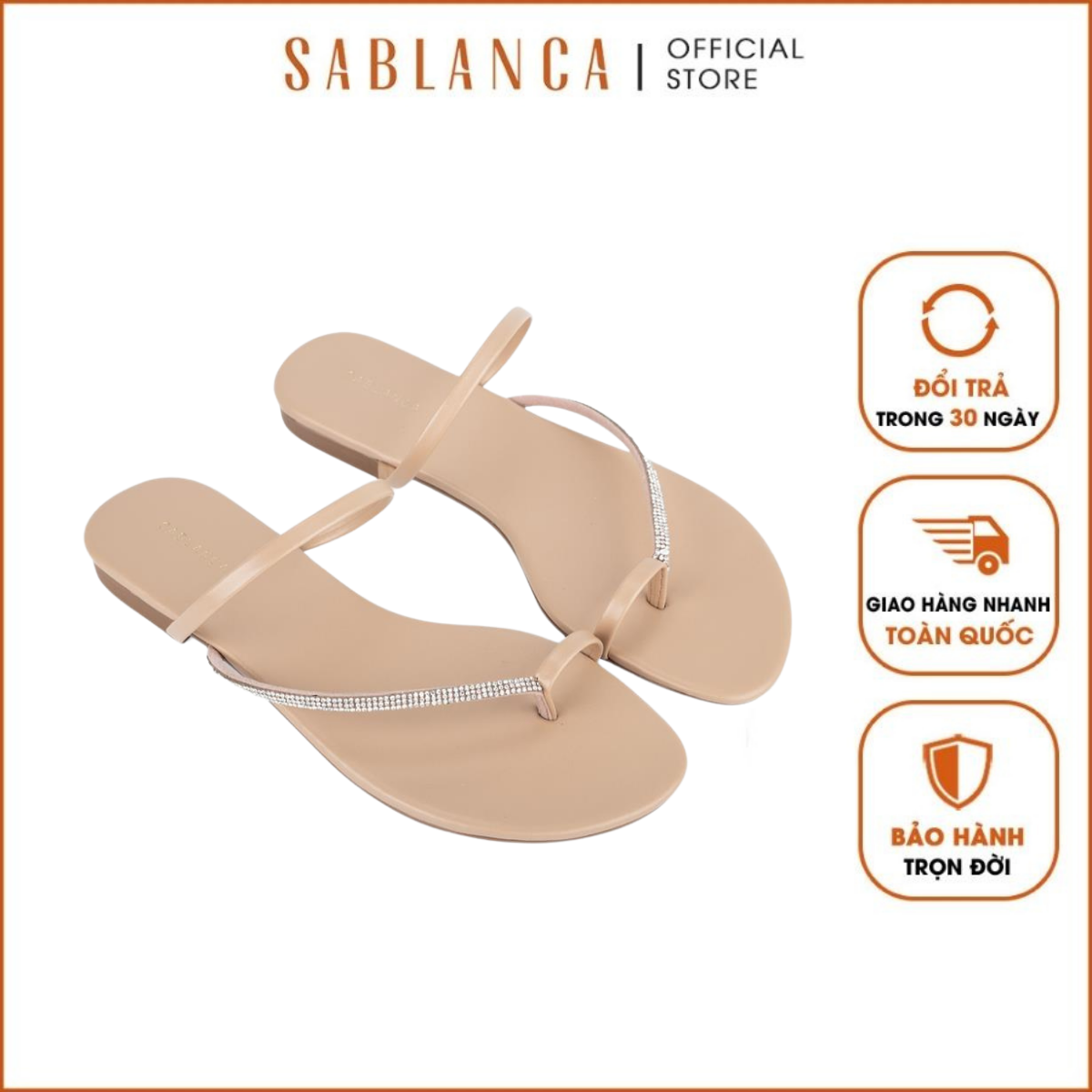 Sablanca Dép xẹp nữ quai mảnh xỏ ngón DX0061