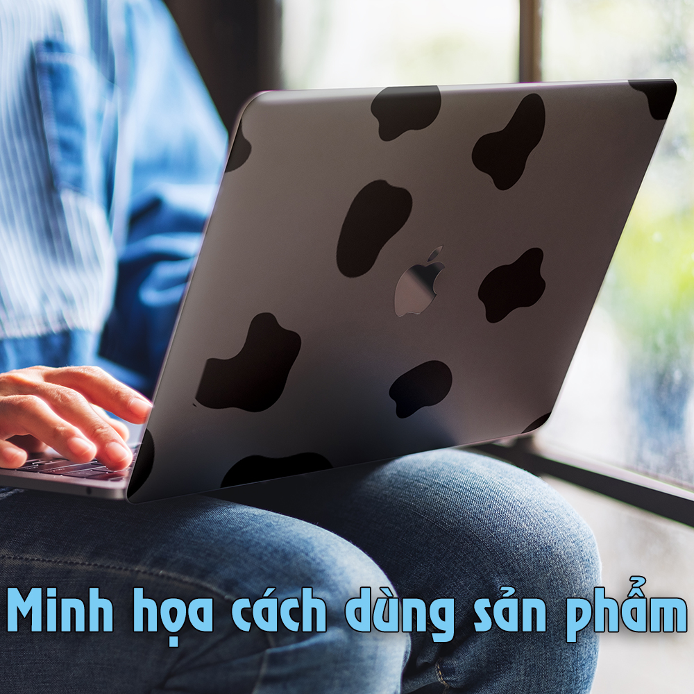 Sticker Họa Tiết Bò Sữa Kích Thước A5 Chất Lượng Cao Chống Nước