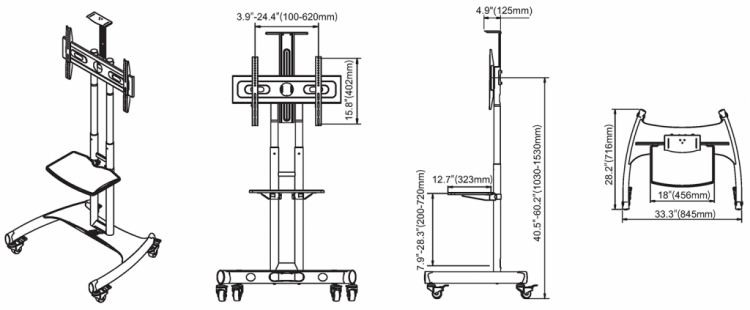 AVA1500 KICH THUOC 1 1024x423 - GIÁ TREO TIVI DI ĐỘNG AVA1500 (32-65 INCH)