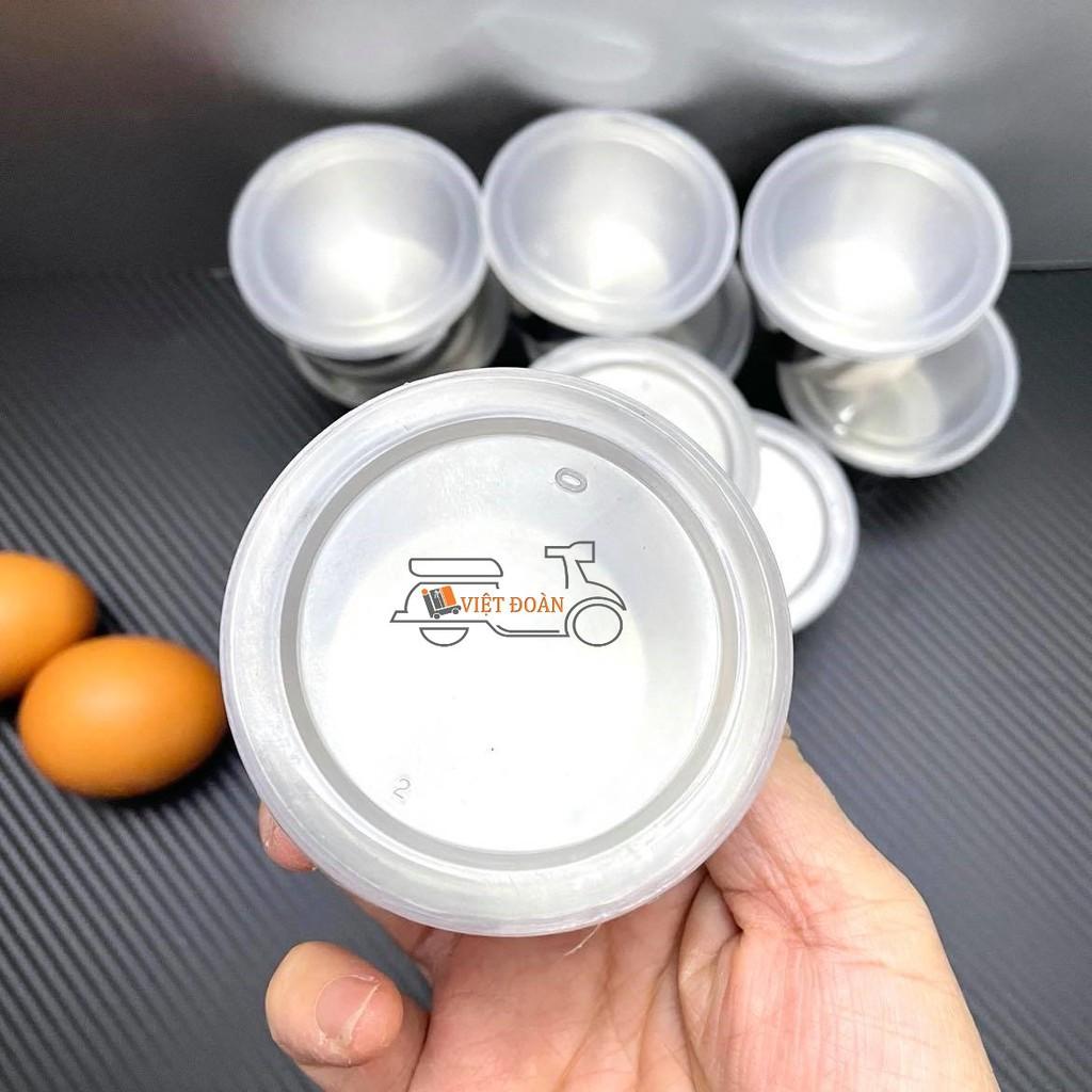 Khuôn Bánh FLAN, BÁNH CUPCAKE, RAU CÂU, PUDDING Inox cao cấp, sáng bóng KHÔNG RỈ - Combo 10 khuôn 7x4 cm (Kèm nắp)