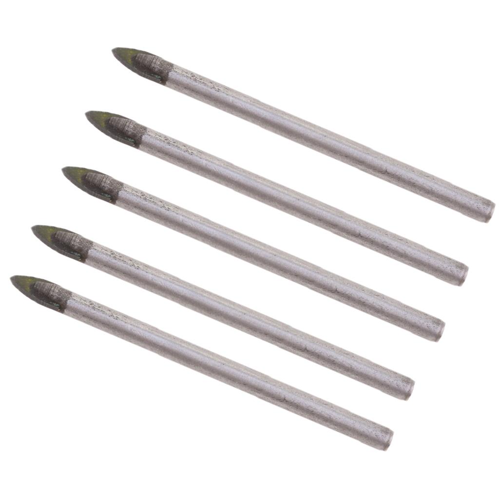 Triangular Head Carbide Wall Ceramic Tile Marble Glass Drill Bit Set Glass Cutter Hole Saw Tool 3mm 4mm 5mm 6mm 8mm 10mm