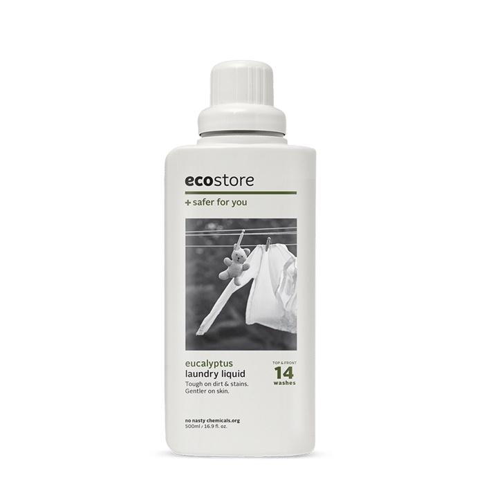 Ecostore Nước giặt hương bạch đàn dịu nhẹ gốc thực vật 500ml (Eucalyptus Wool &amp; Delicates)