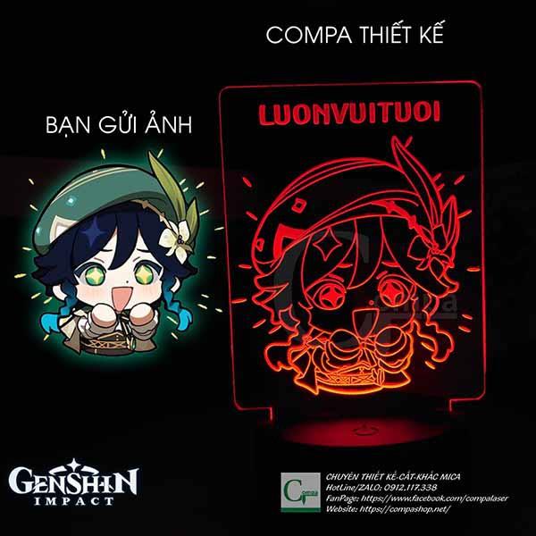 Đèn Ngủ Genshin Impact Venti Chibi Type 02