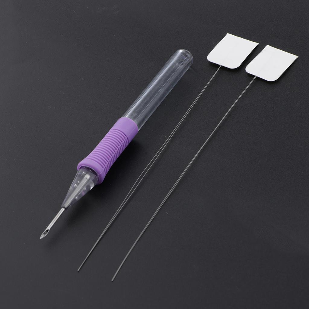 3Set Animal Pattern Punch Needle Embroidery Kits Punch Needle Pen DIY Needlework