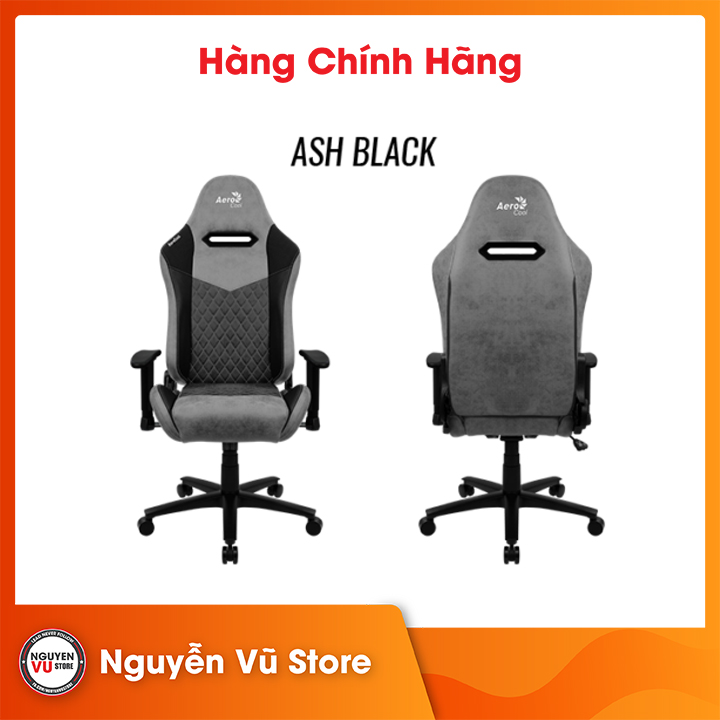 Ghế Gaming AeroCool Duke Nobility – Ash Black - Hàng Chính Hãng