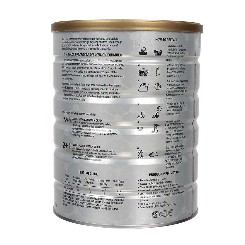 SỮA S26 GOLD SỐ 2 900G TRÊN 6 THÁNG