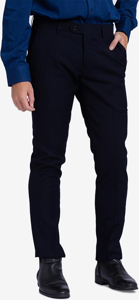 Quần tây nam Novelty Slim fit NQTMMDMT3F1806650 màu xanh đen