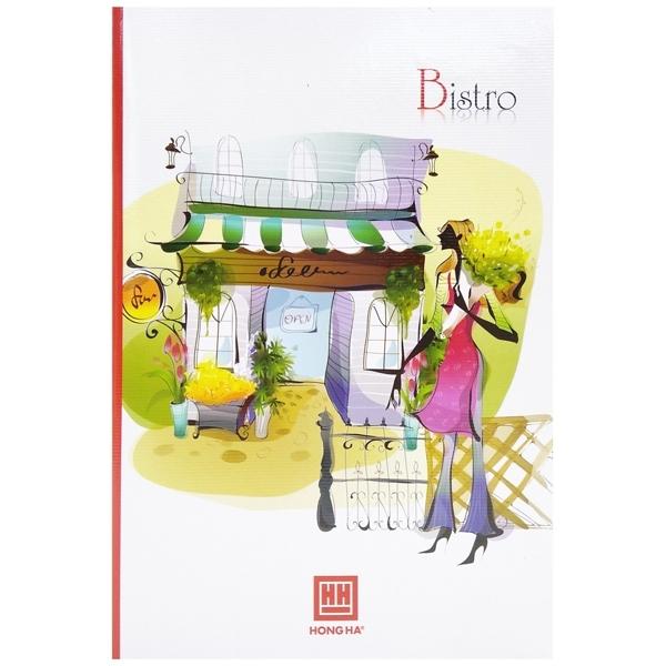 Vở Bristro 4 Ly Ngang 200 Trang ĐL 80g/m2 - Hồng Hà 0740 (Mẫu Màu Giao Ngẫu Nhiên)
