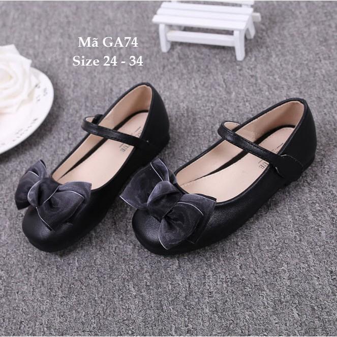 Giầy dép trẻ em.Giày Búp Bê Đính Nơ Cho Bé Gái 2 - 9 Tuổi Kiểu Dáng Hàn Quốc GA74