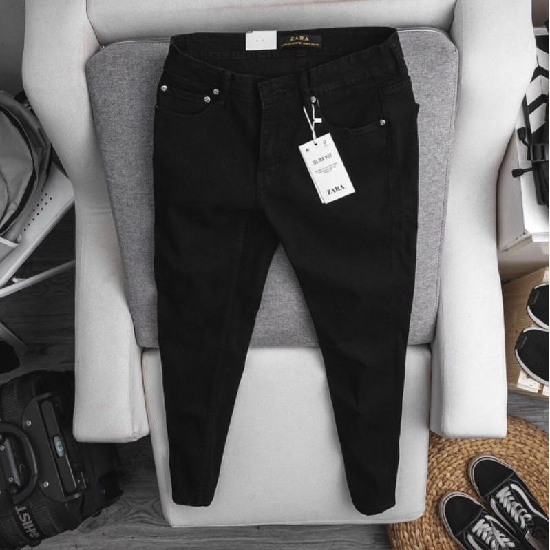 Quần jean nam big size cao cấp ôm dáng size đại màu đen