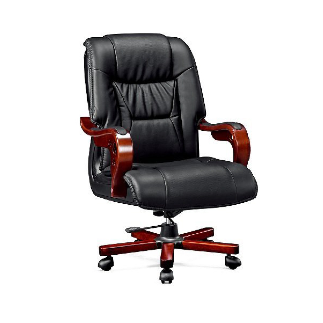 Ghế Giám Đốc Chân Gỗ Nhập Khẩu AMA-G292-U1