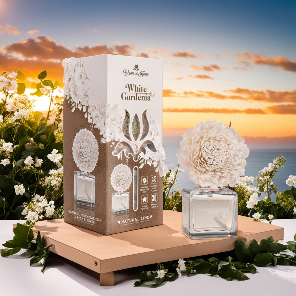 Nước hoa thơm phòng WHITE GARDENIA ELIX - Hương hoa dành dành - 100ml nhập khẩu từ Ba Lan - Thành phần tự nhiên, an toàn cho sức khỏe