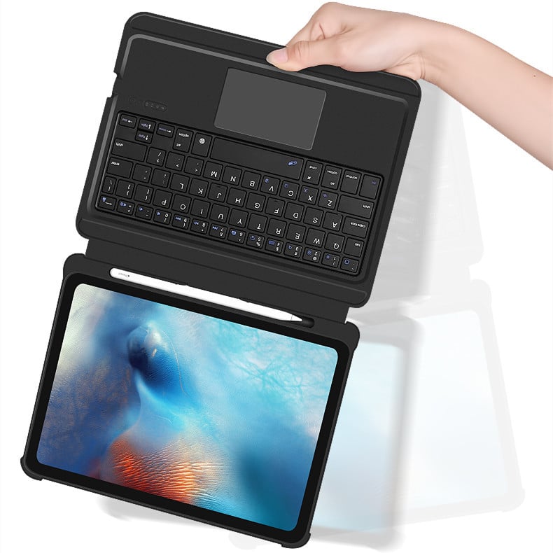 Bàn phím Dux Ducis Keyboard Case - Kèm Trackpad 11"cho (2018/2020/Air 4) Hàng Nhập khẩu