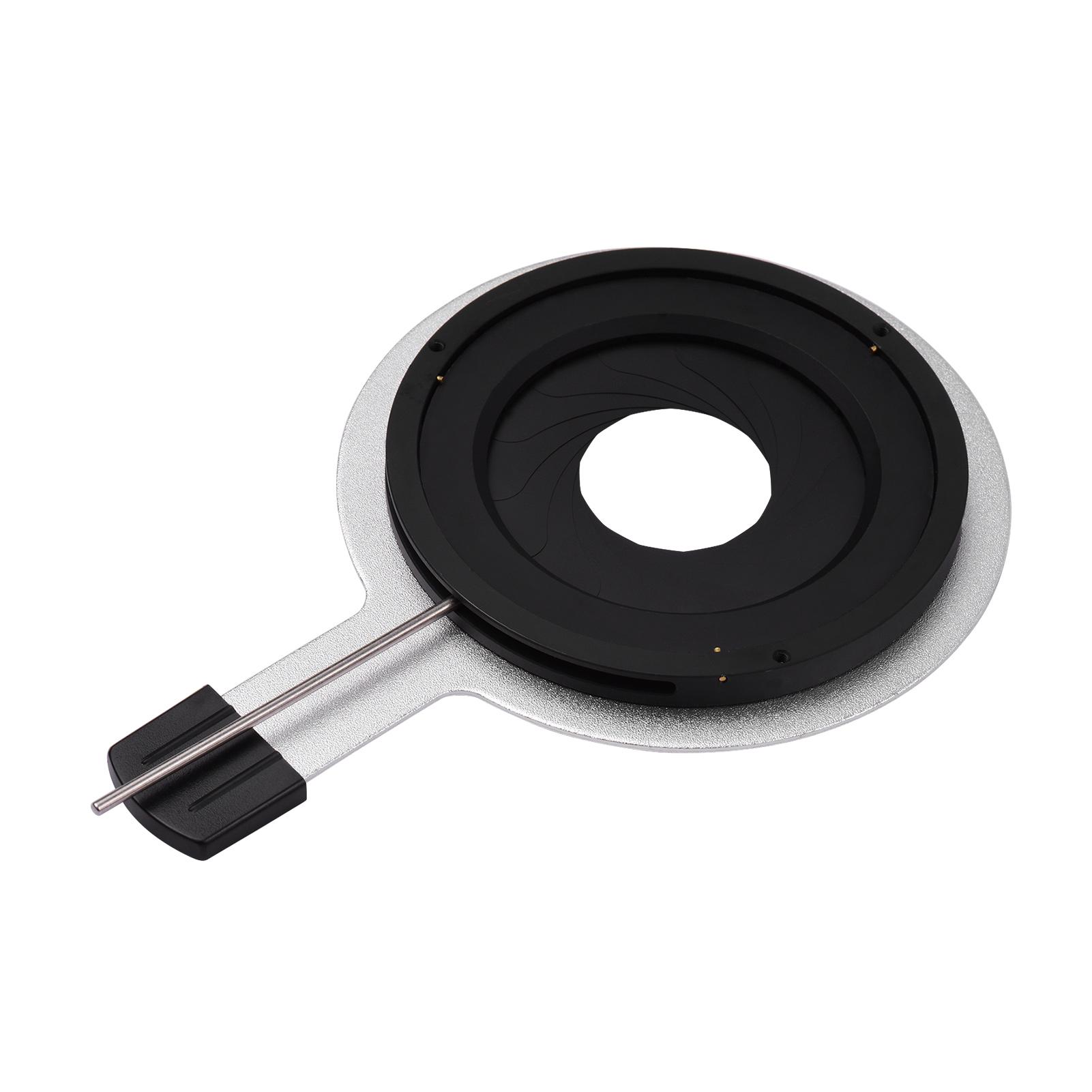Màng chắn Gobo Holder Kim loại Bộ ngưng tụ tiêu cự hình nón có thể điều chỉnh cho Studio Strobe Optical Snoot