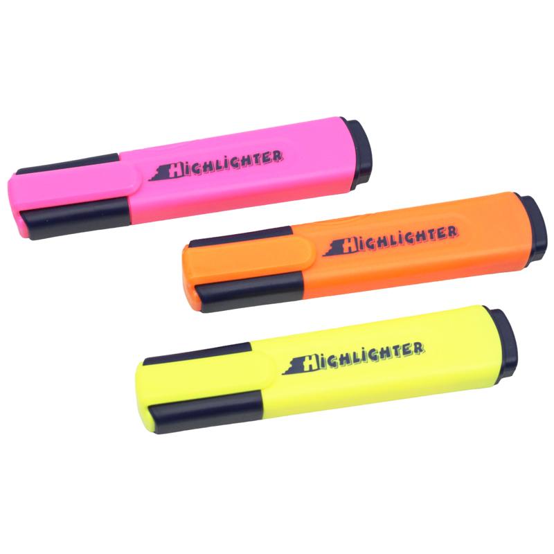 Bút Dạ Quang Highlighter - Thiên Long HL-012 - Màu Hồng