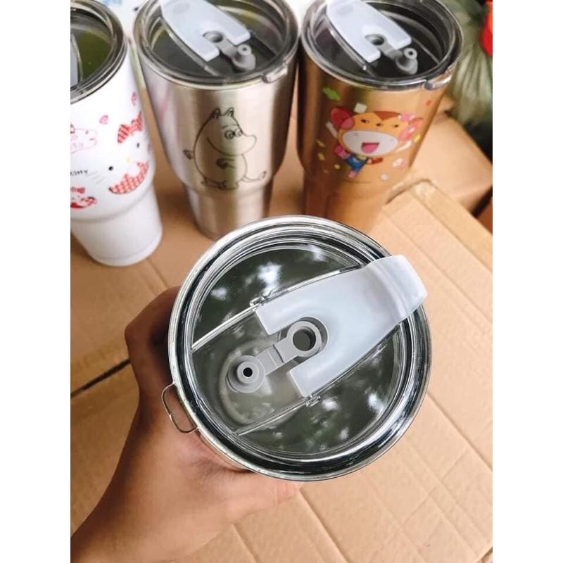 Cốc giữ nhiệt Thái Lan 900ml có tặng kèm ống hú