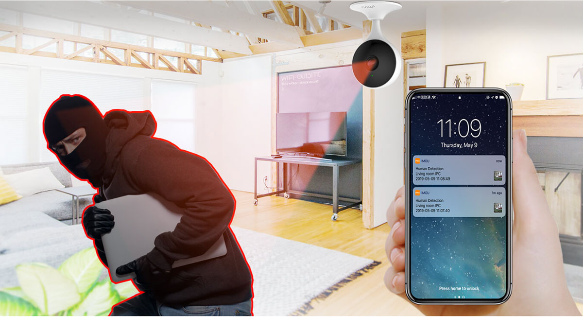 Camera Wifi IMOU Cue 2 C32EP 3MP 2K Góc Rộng Trong Nhà - Đế Nam Châm, Đàm Thoại 2 Chiều, Thông Báo Báo Động - Hàng Chính Hãng