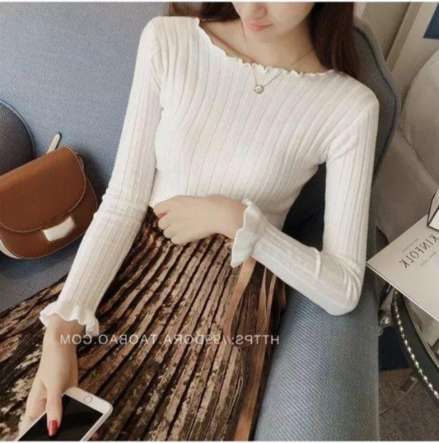 Áo len lông cừu siêu mềm mịn