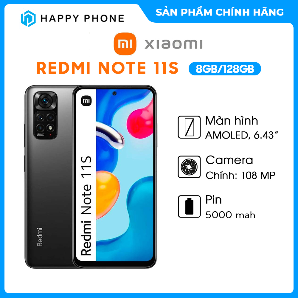 Điện thoại Xiaomi Redmi Note 11S (8GB/128GB) - Hàng chính hãng