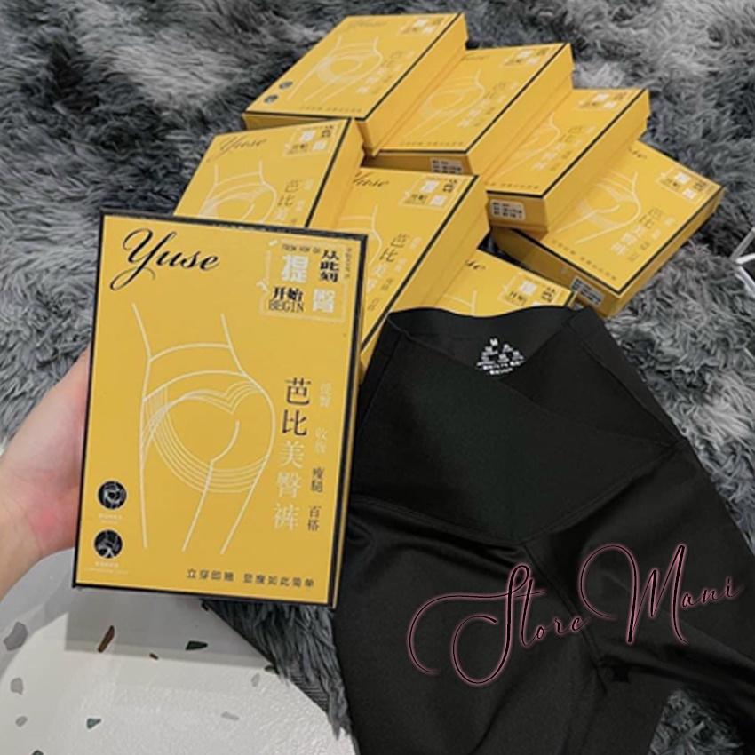 Quần legging nữ cạp cao viền đen vạt chéo gen bụng nâng mông dáng quần tregging dài ôm thun gân vải UMI co giãn tập gym