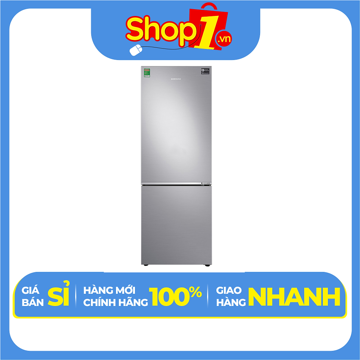 Tủ Lạnh Samsung Inverter 310 lít RB30N4010S8/SV - Hàng Chính Hãng - Chỉ Giao Hà Nội