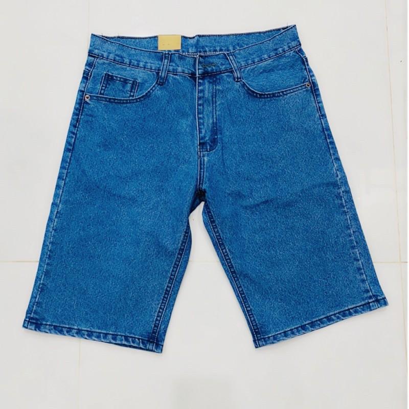 Quần Sọt Jean Nam Bigsize Short Jean Size Đại 110kg Rin Xịn VNXK