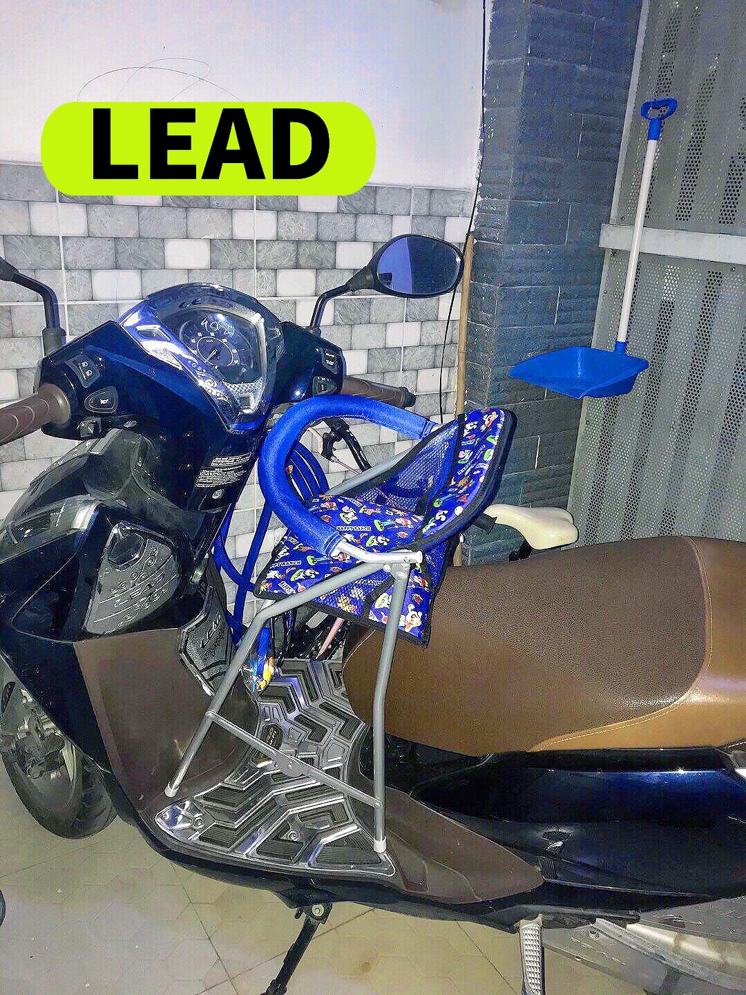 Ghế đi xe lead , scr , acruzo , shark , GHẾ GA XẾP SẮT SƠN TĨNH ĐIỆN