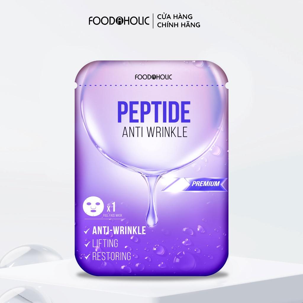 Mặt Nạ Peptide Trẻ Hóa, Lấp Đầy Vết Nhăn Foodaholic Peptide Anti Wrinkle Mask 23ml