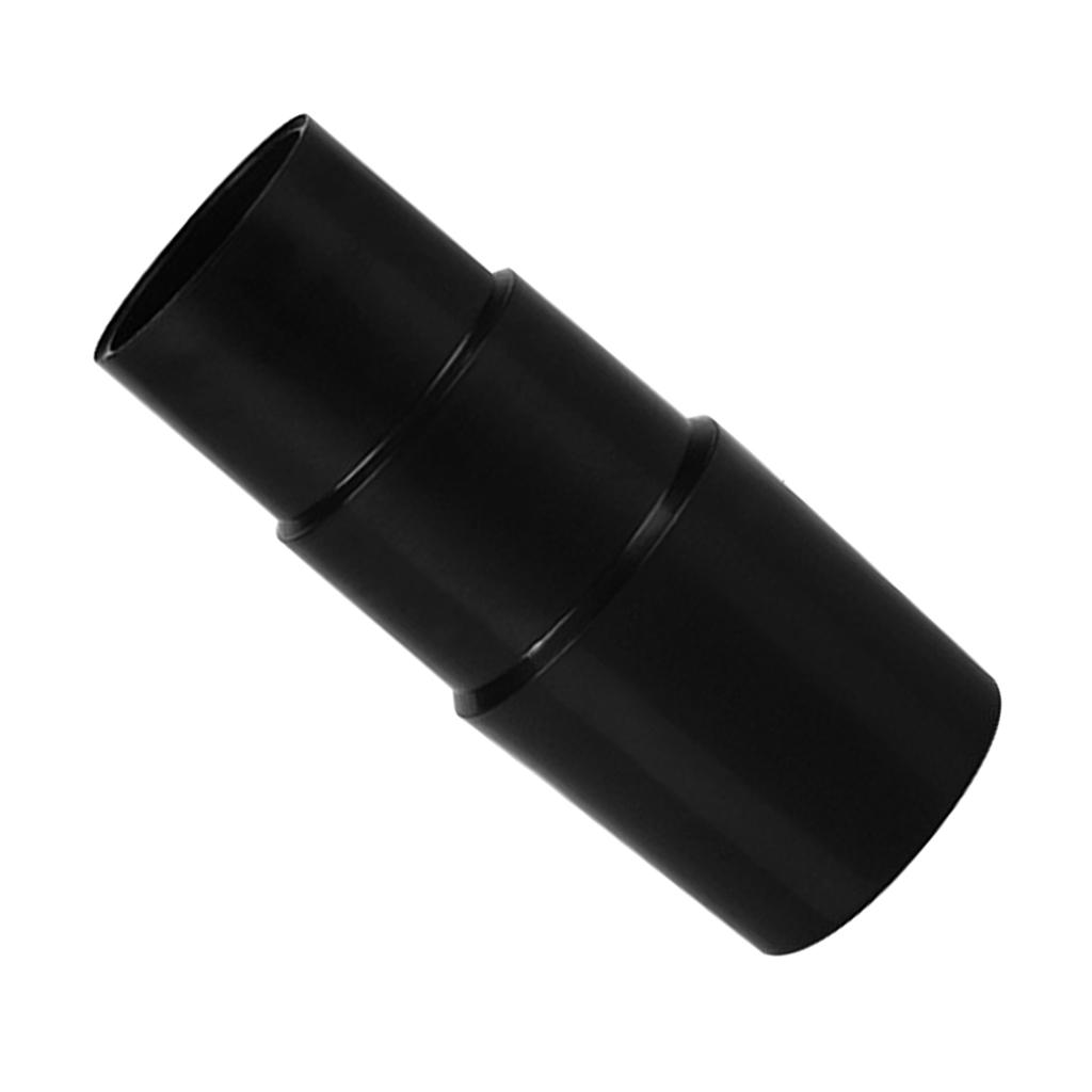 Set of 2 Vacuum Cleaner Attachment Converter Adaptor 32mm to 32mm 35mm Black