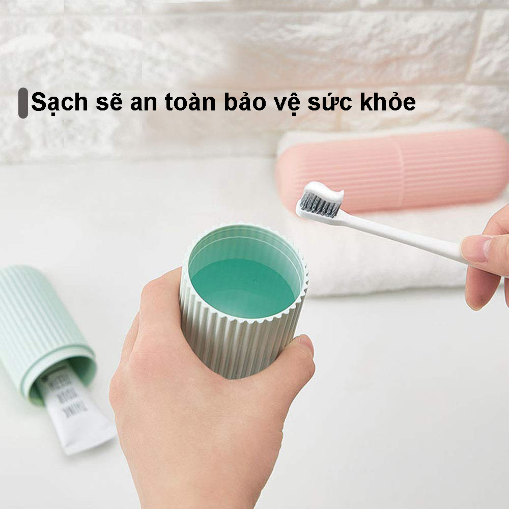 Hộp đựng bàn chải, kem đánh răng du lịch - Hàng chính hãng